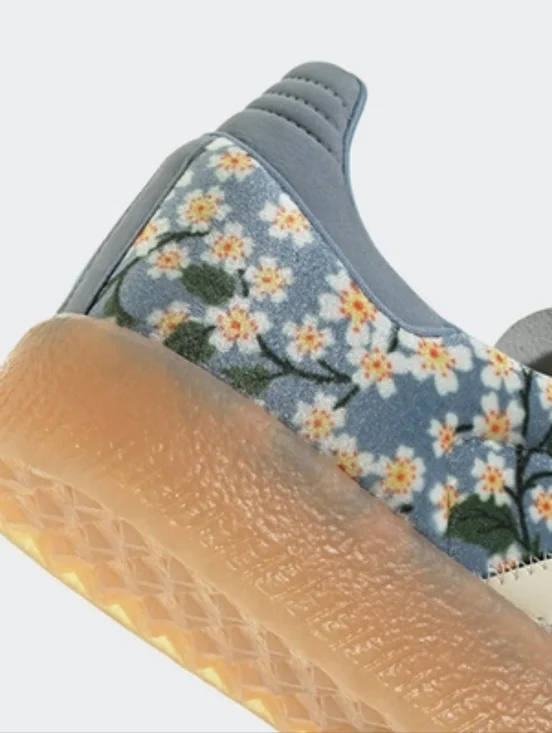 Women's Adidas x Liberty London Sambae 'Blue Cream White' - Picture 7 of 16